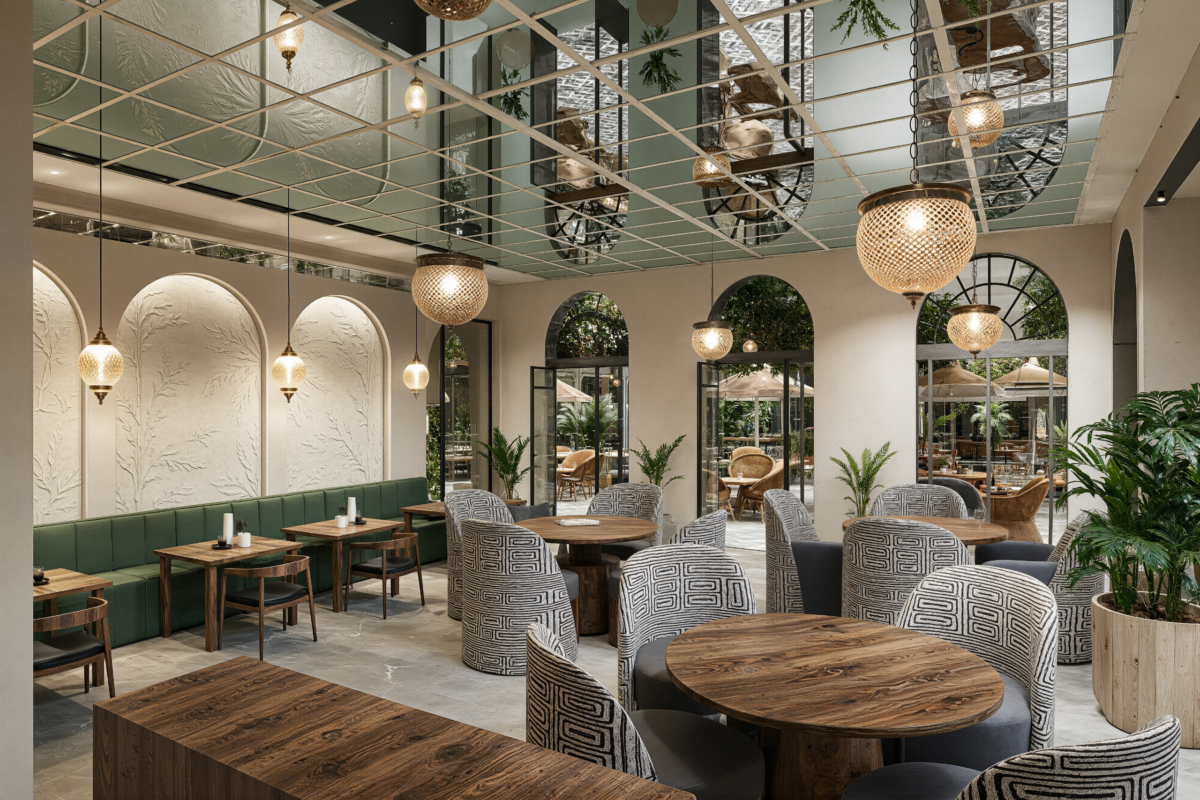 Restaurant Hivernage — réalisation 3D Digitaloa