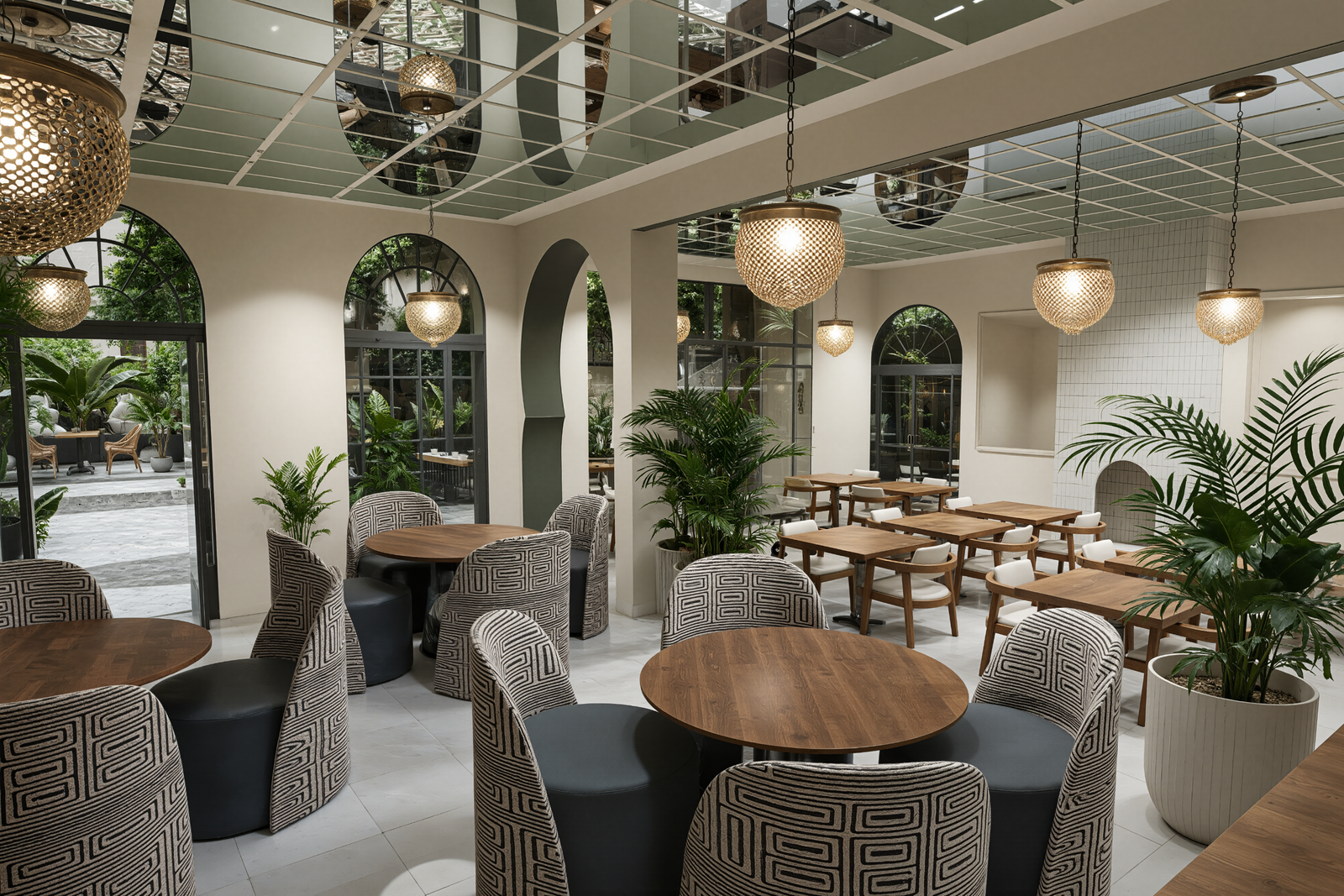 Restaurant Hivernage – rendu 3D réalisé par Digitaloa, agence 3D à Paris