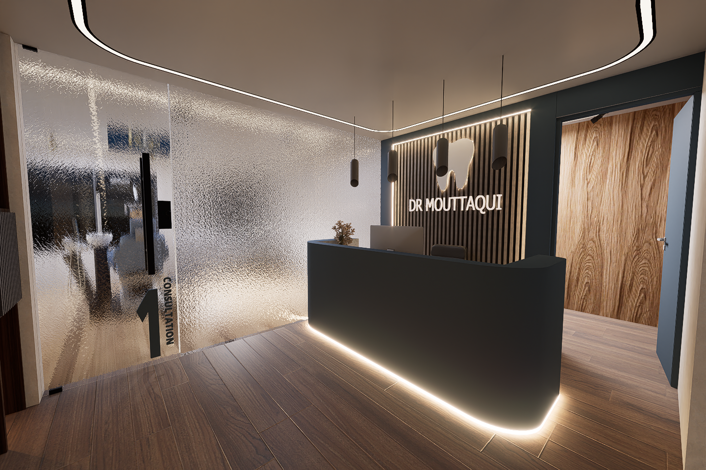 Clinique dentaire Signature — réalisation 3D Digitaloa
