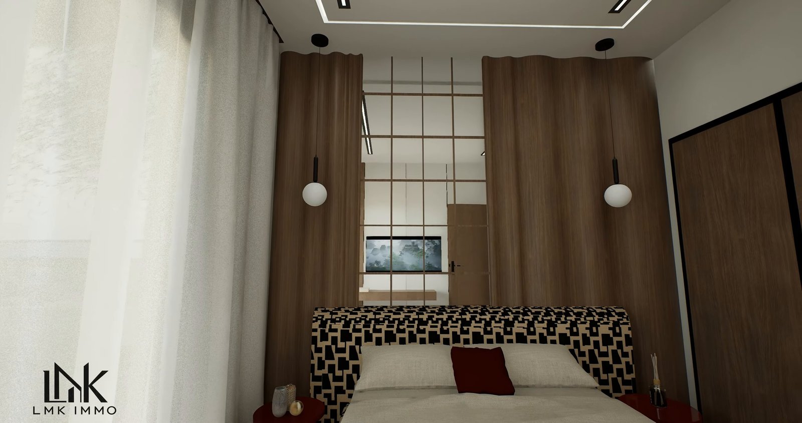 Appartement témoin T4 — deuxième chambre