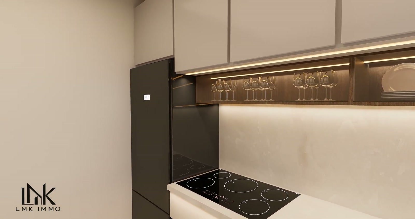 Appartement témoin T3 — vue 3D 6