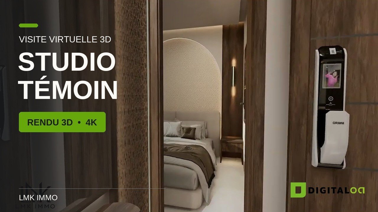 Studio témoin X LMK Immo | Visite virtuelle 3D (4K)