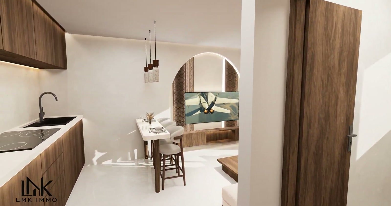 Studio témoin X LMK Immo — vue 3D 1