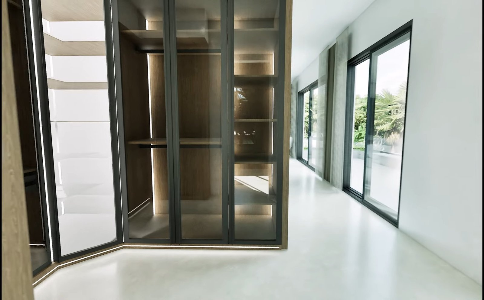 Villa A&S — dressing et circulation intérieure